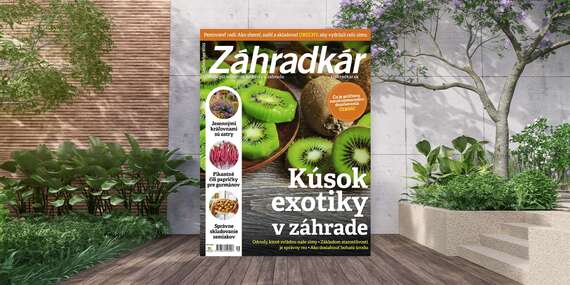 Ročné predplatné mesačníka ZÁHRADKÁR/Slovensko
