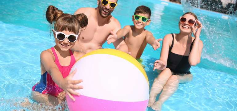 Vďaka skvelej polohe môžete pokojne vyskúšať každý deň iný aquapark
