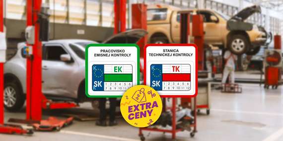 EXTRA CENA: Technická a emisná kontrola osobného auta, nákladného vozidla či motocykla / Bratislava – Rača, Ružinov