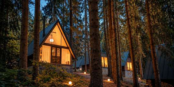 Hotel Kouty v krásné přírodě Vysočiny s lesním wellness a vyhřívaným bazénem/Česko - Ledeč nad Sázavou