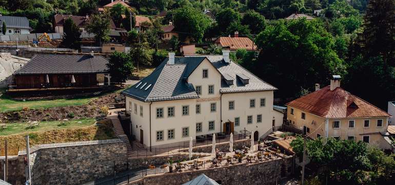 Hotel Glaus u v centre Banskej Štiavnice