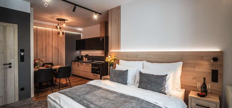 Moderní pokoje v apartmánu Viktória