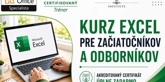 Online kurz Excelu v spolupráci s London Institute/Slovensko