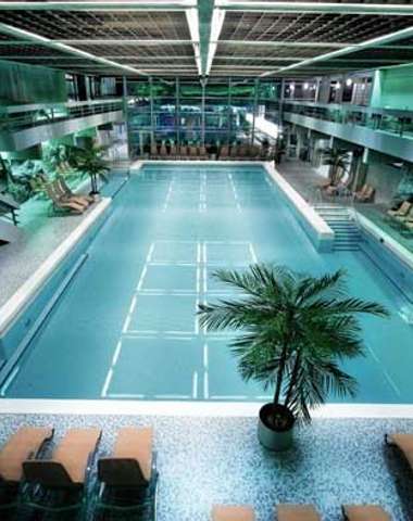 Temálne kúpele Felsentherme v stredisku Bad Hofgastein