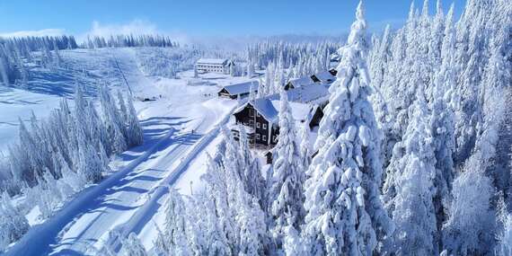Zrubové chatky Hotela Granit Smrekovica*** v srdci Veľkej Fatry s wellness a polpenziou - domáce zvieratko zadarmo/Ružomberok
