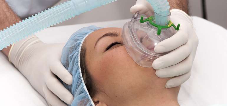 Oxygenoterapia - inhalácia kyslíka (30 minút)