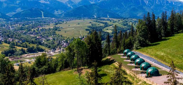 Romantický glamping s vlastní venkovní vířivkou jen kousek od Zakopaného