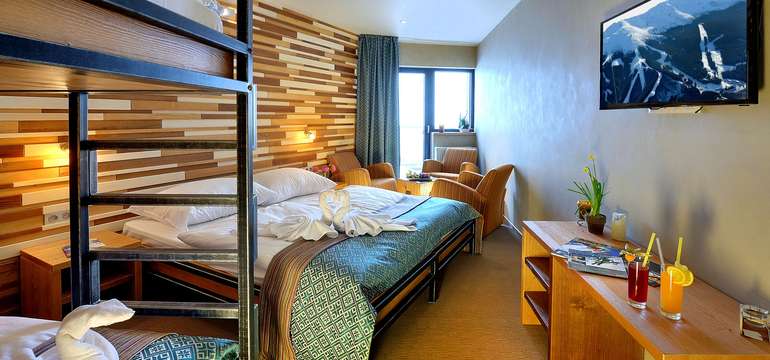 Tri priestranné Deluxe izby hotela poskytujú dokonalý komfort a súkromie