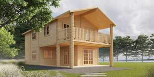 Zrubová chata Toulouse (7 izieb / 91 m²)