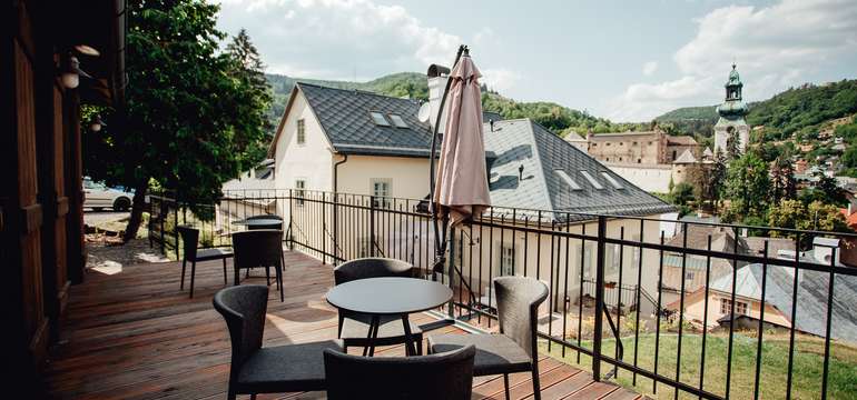 Slnečná terasa Hotela Glaus
