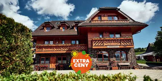 EXTRA CENY: Celoročná dovolenka v útulnom Penzióne Patrik s polpenziou v Ždiari - len 8 min. od BACHLEDKA Ski & Sun/Ždiar