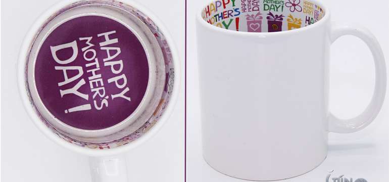 Hrnček s vnútornou potlačou - Happy Mother´s Day