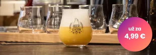 ochutnávka remeselných pív zo svetových pivovarov v BEER STATION vo Vivo! Bratislava