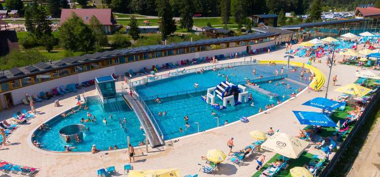 Aquapark Meander Oravice v lone panenskej oravskej prírody
