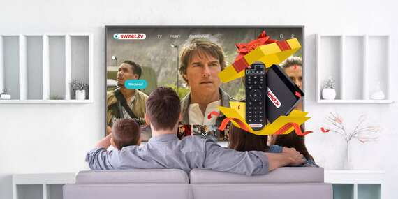 Predplatné online TV, prémiových filmov a rozprávok na SWEET.TV s viac ako 200 kanálmi / Slovensko