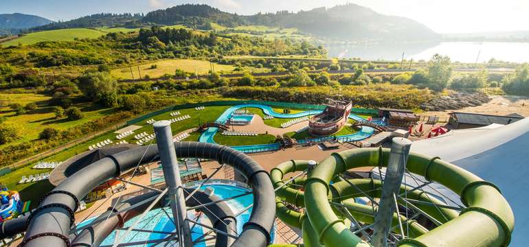 Vodný park Bešeňová len 10 minút pešo od komplexu MyMara