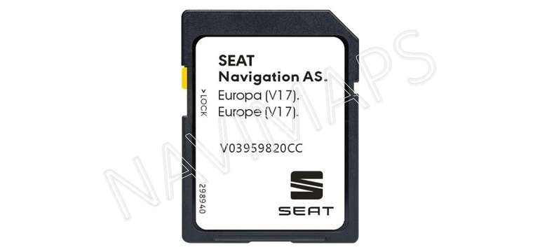 SD karta SEAT Navi systém MIB2 mapy 2023/2024 Európa AS V17
