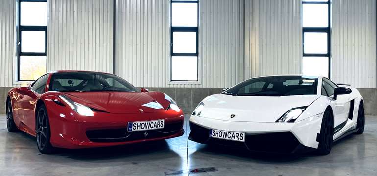 Jízda ve voze Lamborghini Gallardo LP570-4 Superleggera a Ferrari 458