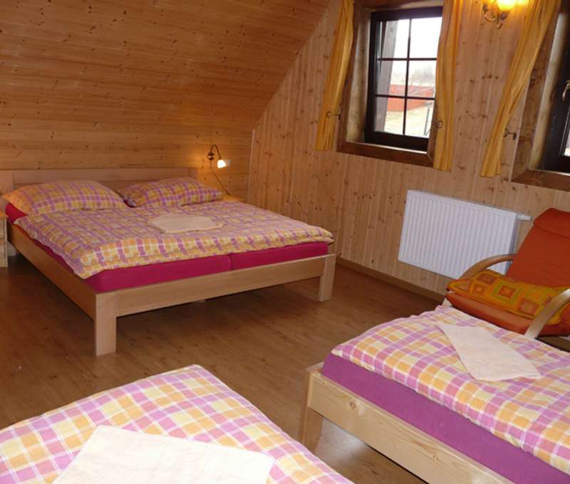 Izby v apartmánovej chalupe