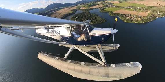 Zážitkový let jediným hydroplánom na Slovensku s možnosťou pilotovania aj s fotografiami a videom ZDARMA/Liptovská Mara