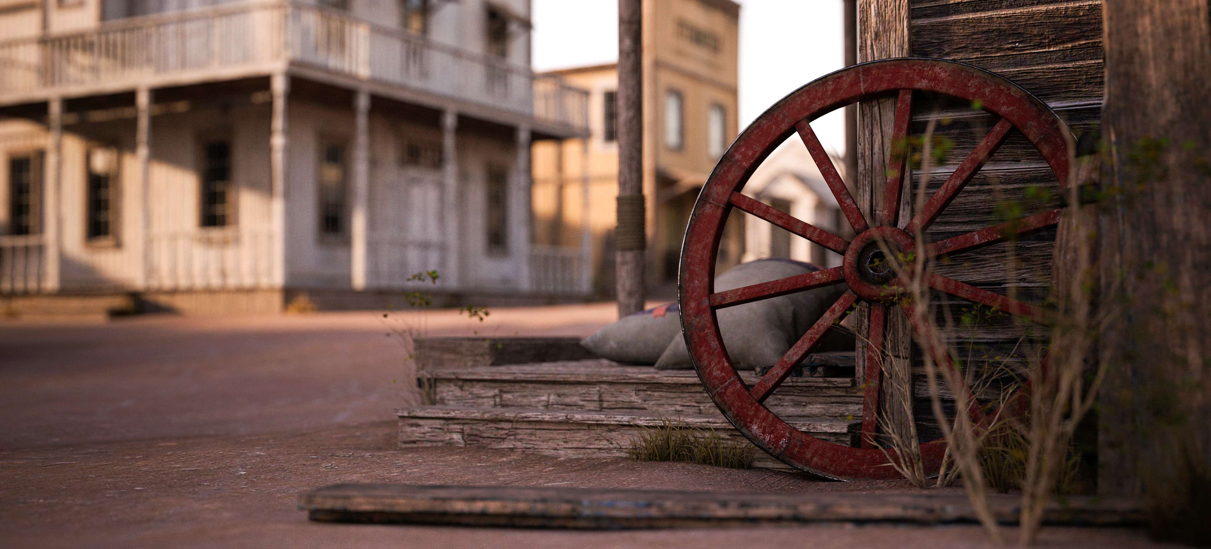 Westernové mestečko Twinpigs