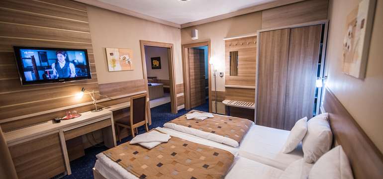 ALEXANDRA WELLNESS HOTEL***, ubytoavanie, rodinná bunka