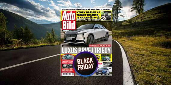 BLACK FRIDAY: Ročné predplatné mesačníka AUTO BILD SLOVENSKO/Slovensko