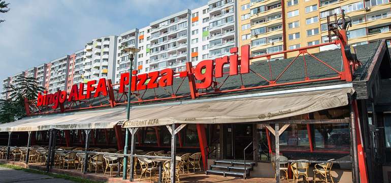 Reštaurácia Alfa - exteriér