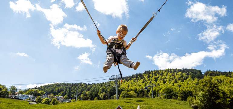 Bungee trampolína vo Fun Arena Donovaly