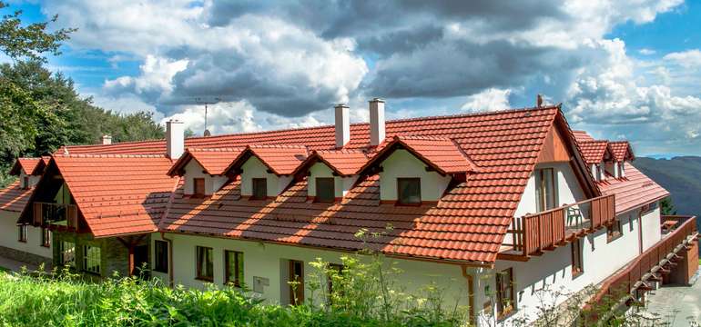 Horský hotel Chata Jana na Mikulčině vrchu v n.v. téměř 800 m.