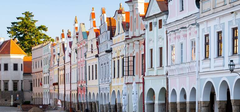 Město Telč nabízí návštěvníkům živé setkání se všemi stavebními slohy minulého tisíciletí