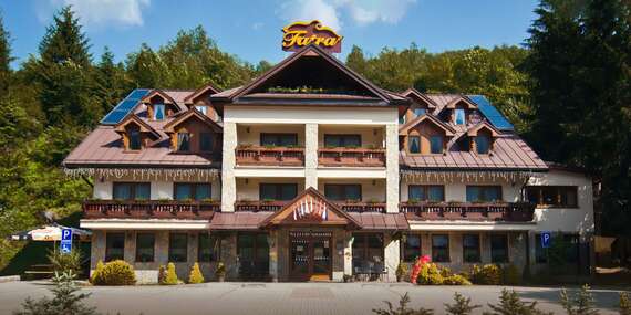 EXTRA DLOUHÁ PLATNOST: Hotel Fatra s vlastní jeskyní v centru Terchové, jen kousek od Jánošíkových děr/Slovensko - Terchová