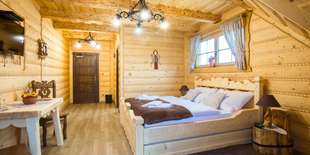 Izba Design v penzióne Zbojnícka koliba v Oravskej Jasenici