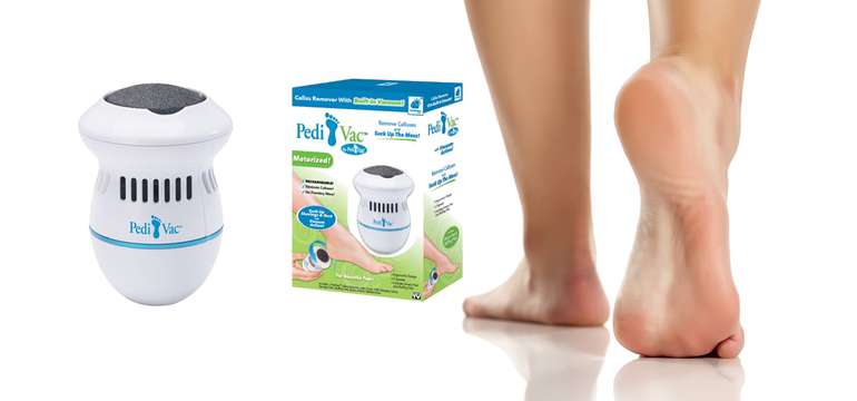 Pedi Vac domáca pedikúra - podtlakový odstraňovač zatvrdnutej kože