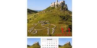 Kalendár 13 stranový (12 strán + titulka)/rozmer A3 (420x297mm)