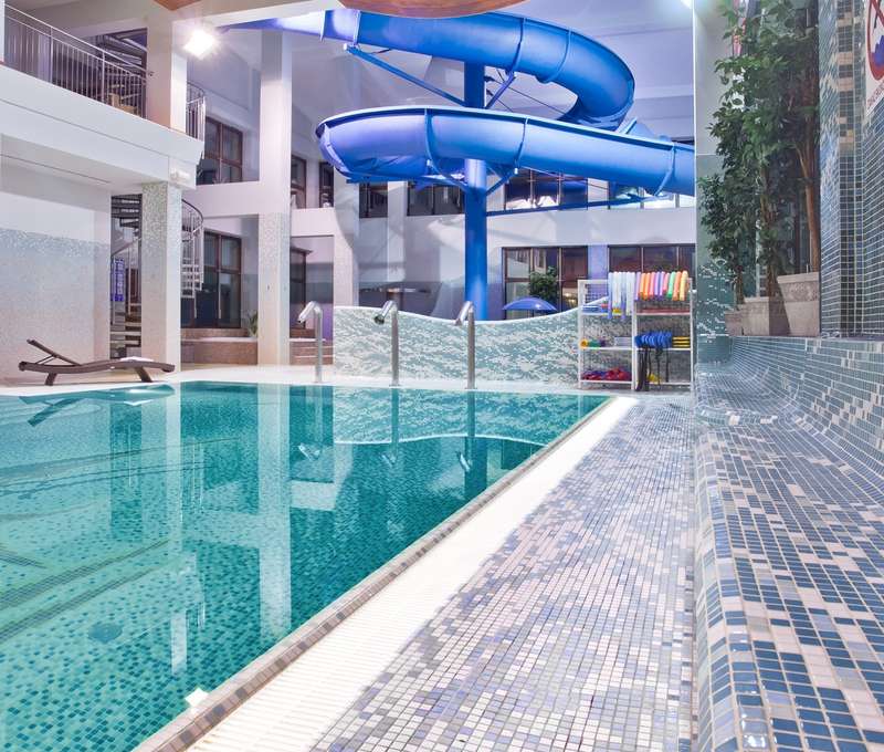 Poľský hotel Klimek**** má vlastný aquapark s bazénom, vírivkou a toboganom