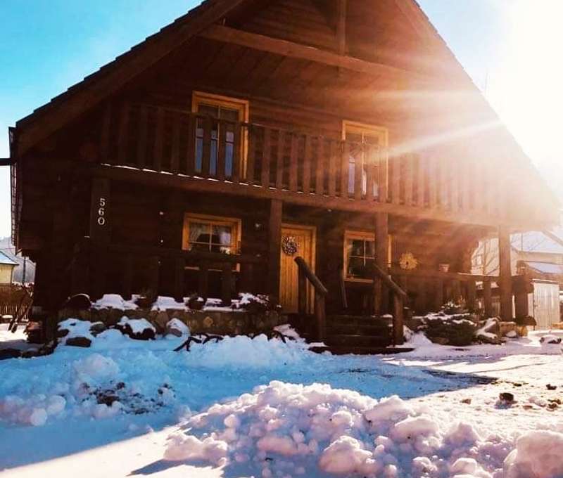 Zrub Liptovec počas zimy
