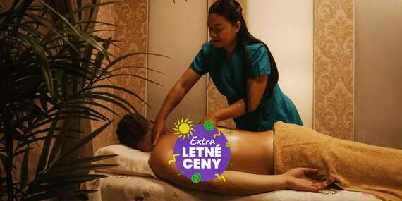 EXTRA CENY: Thajská alebo aromatická olejová masáž v Thai La Flora/Bratislava - Podunajské Biskupice