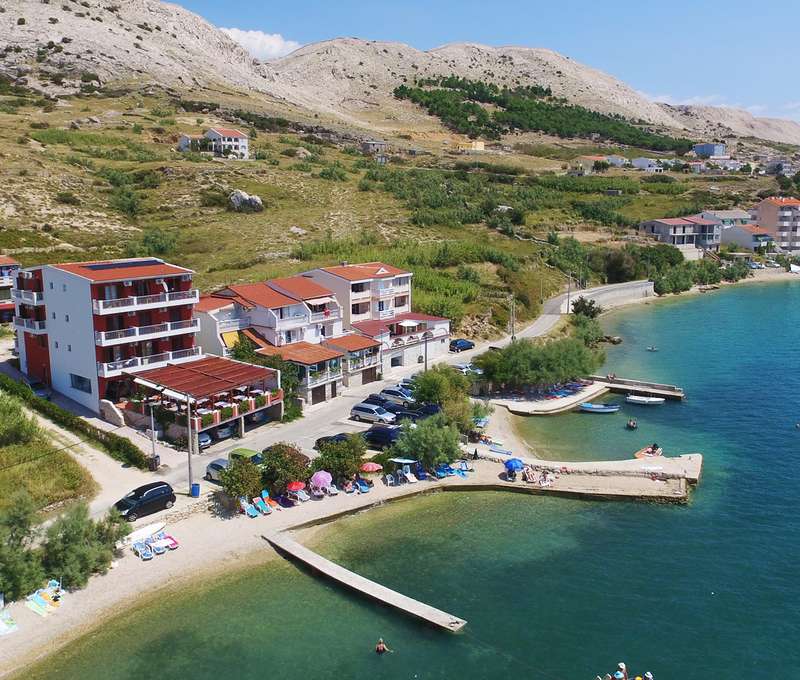 Penzión Laguna Metajna na chorvátskom ostrove Pag