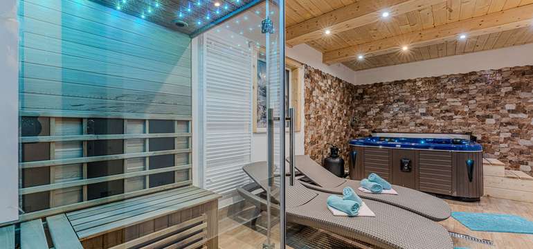 Komfortní ubytování s wellness pod jednou střechou