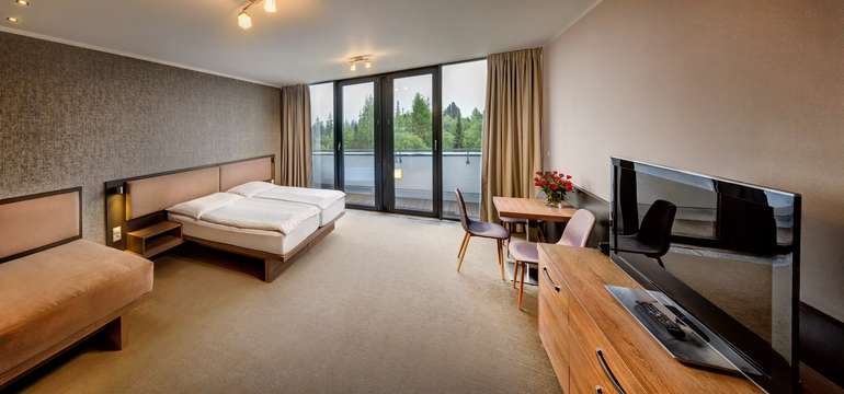 Pokoj PLUS v hotelu Panorama **** u Štrbského plesa