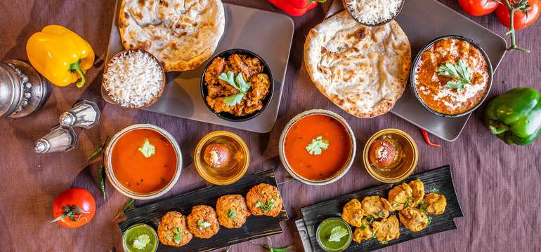 Indické 4-chodové menu pre 2 osoby v reštaurácii Masala Darbar