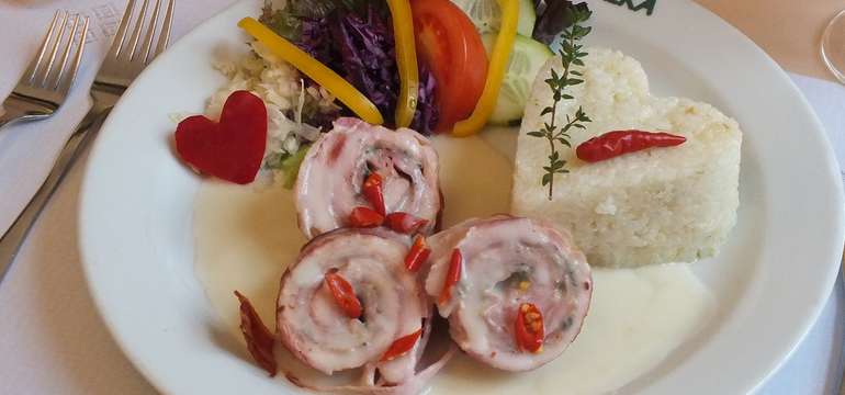 Gastronómia v hoteli Skalka*** v Rajeckých Tepliciach