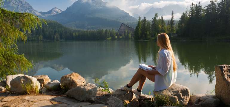 Štrbké pleso vo Vysokách Tatrách