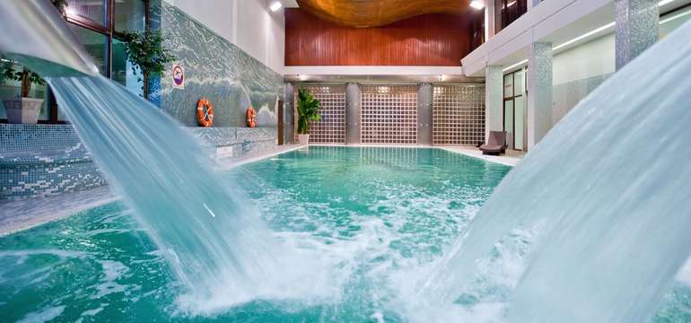 Poľský hotel Klimek**** má vlastný aquapark s bazénom, vírivkou a toboganom