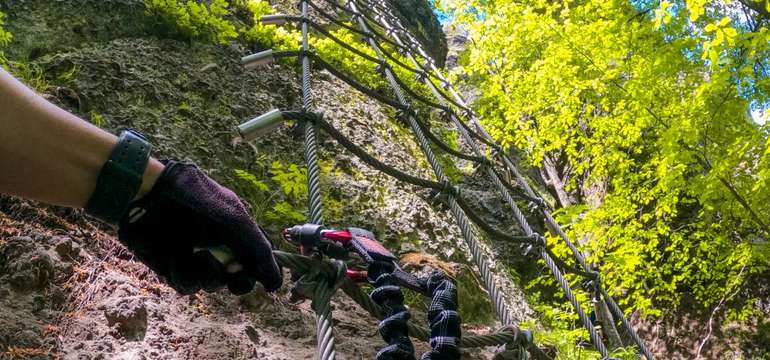 Zapožičanie ferratového setu na 4 hodiny alebo 1 deň