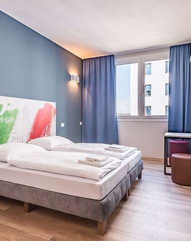 Hotel a&o Venezia Mestre ponúka ubytovanie v moderne zariadených izbách