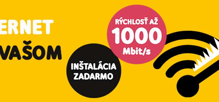 UPC Slovensko - zľava 2 € z mesačného poplatku na celé 2 roky pre službu TV a Internet