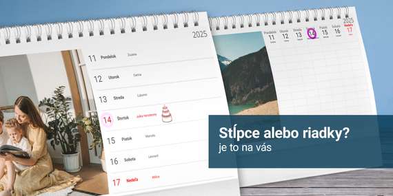 Stolové a nástenné fotokalendáre 2027 na pár klikov/Slovensko