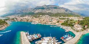 Vila Marta leží na Makarskej riviére v Chorvátsku